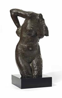 Edgar Degas - Femme Se Frottant Le Dos Avec Une Éponge, Torse