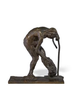 Edgar Degas - Femme se lavant la jambe gauche