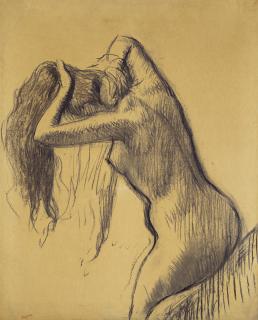 Edgar Degas - Femme s’essuyant les cheveux