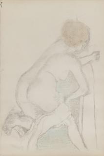Edgar Degas - Femme s\'essuyant