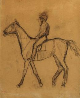 Edgar Degas - Jockey à cheval