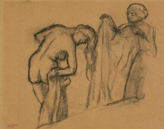 Edgar Degas - La toilette après le bain.