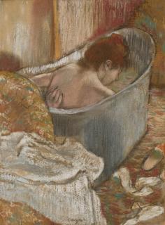 Edgar Degas - Le Bain (Femme Dans Sa Baignoire)