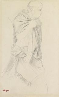 Edgar Degas - Le Pâtre (Étude Pour La Fille De Jephté)