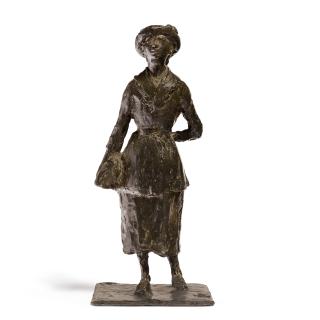 Edgar Degas - L\'écolière, Jeune femme marchant dans la rue