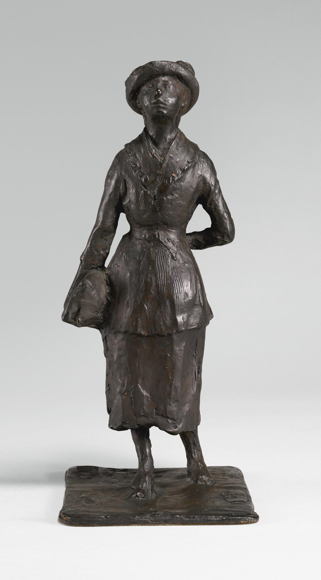 Edgar Degas - L\'Écolière Ou Femme Marchant Dans La Rue