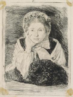Edgar Degas - Marguerite De Gas, The Artist\'S Sister (Delteil 17; Adhémar & Cachin 23; Reed & Shapiro 14)