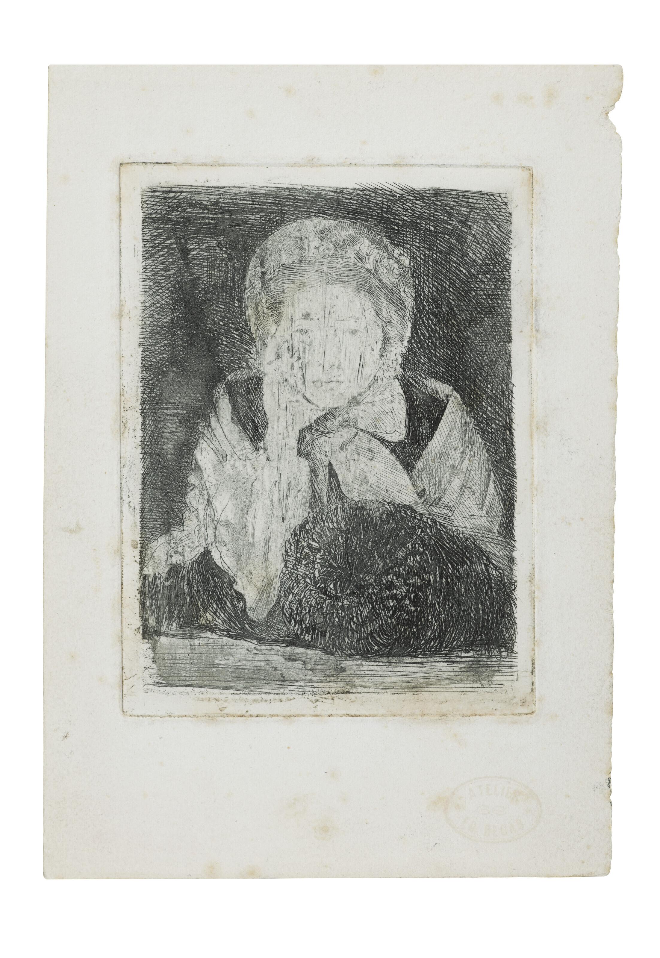 Edgar Degas - Marguerite Degas, soeur de l\'artiste