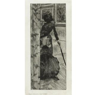 Edgar Degas - Mary Cassatt At The Louvre: The Paintings Gallery (Reed And Shapiro 52)