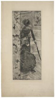 Edgar Degas - Mary Cassatt at the Louvre: The Paintings Gallery