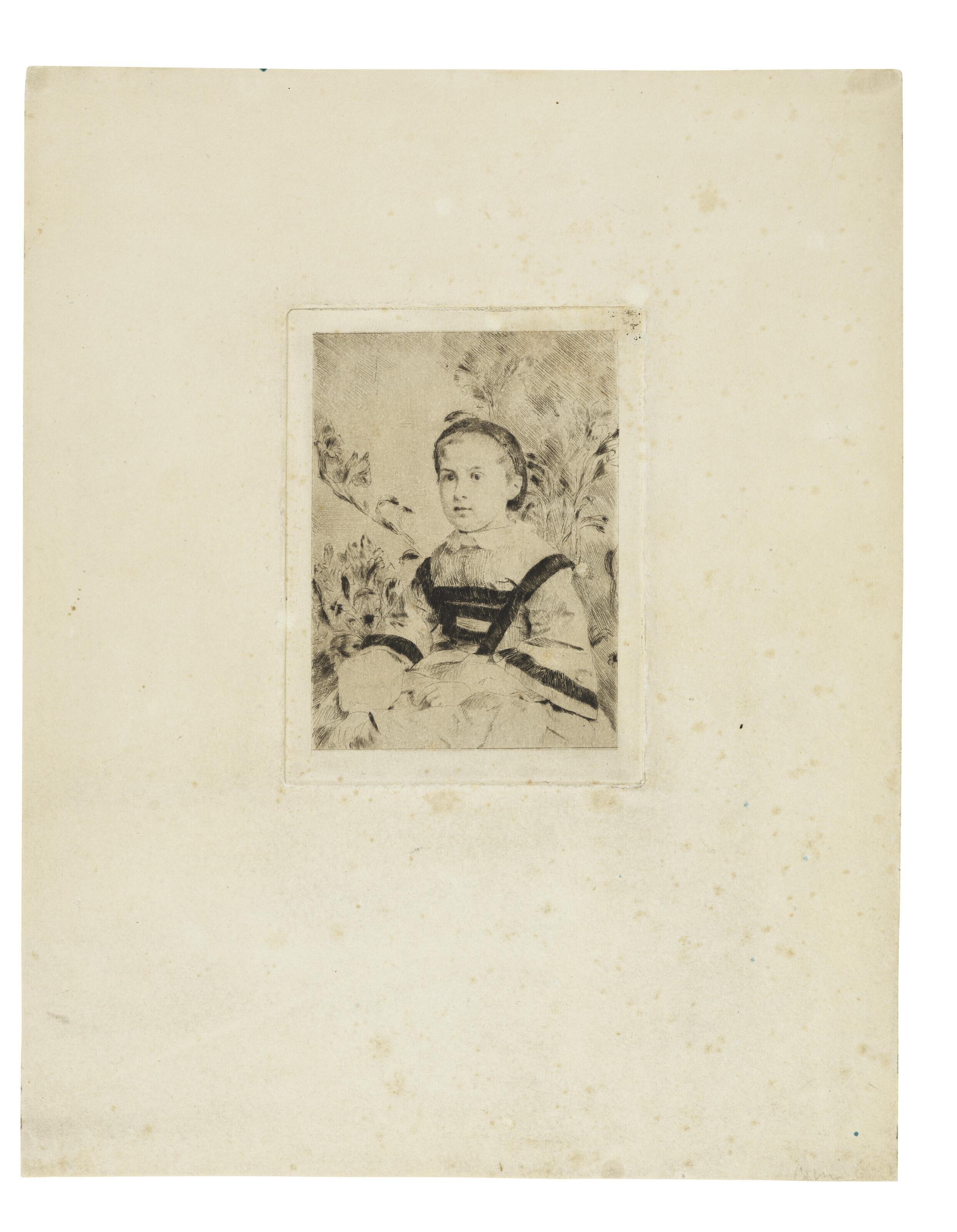 Edgar Degas - Mlle. Nathalie Wolkonska, deuxième planche