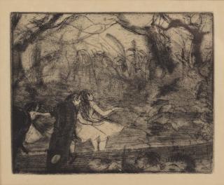 Edgar Degas - On Stage III