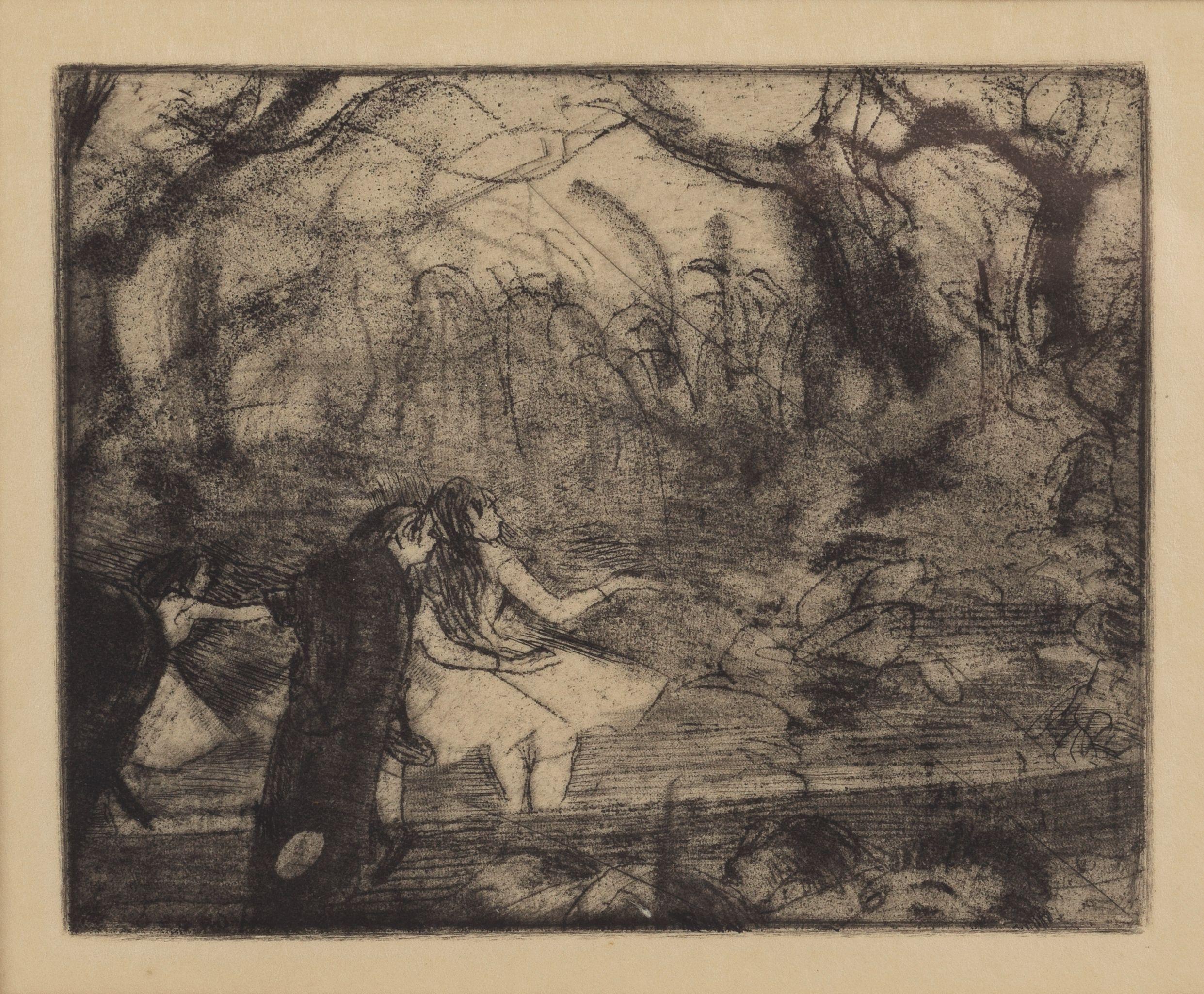 Edgar Degas - On Stage III