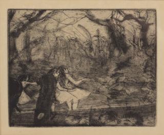 Edgar Degas - On Stage III