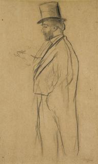Edgar Degas - Portrait De Ludovic Halévy