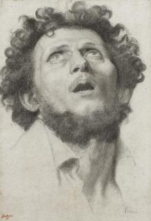 Edgar Degas - Tête D\'Homme