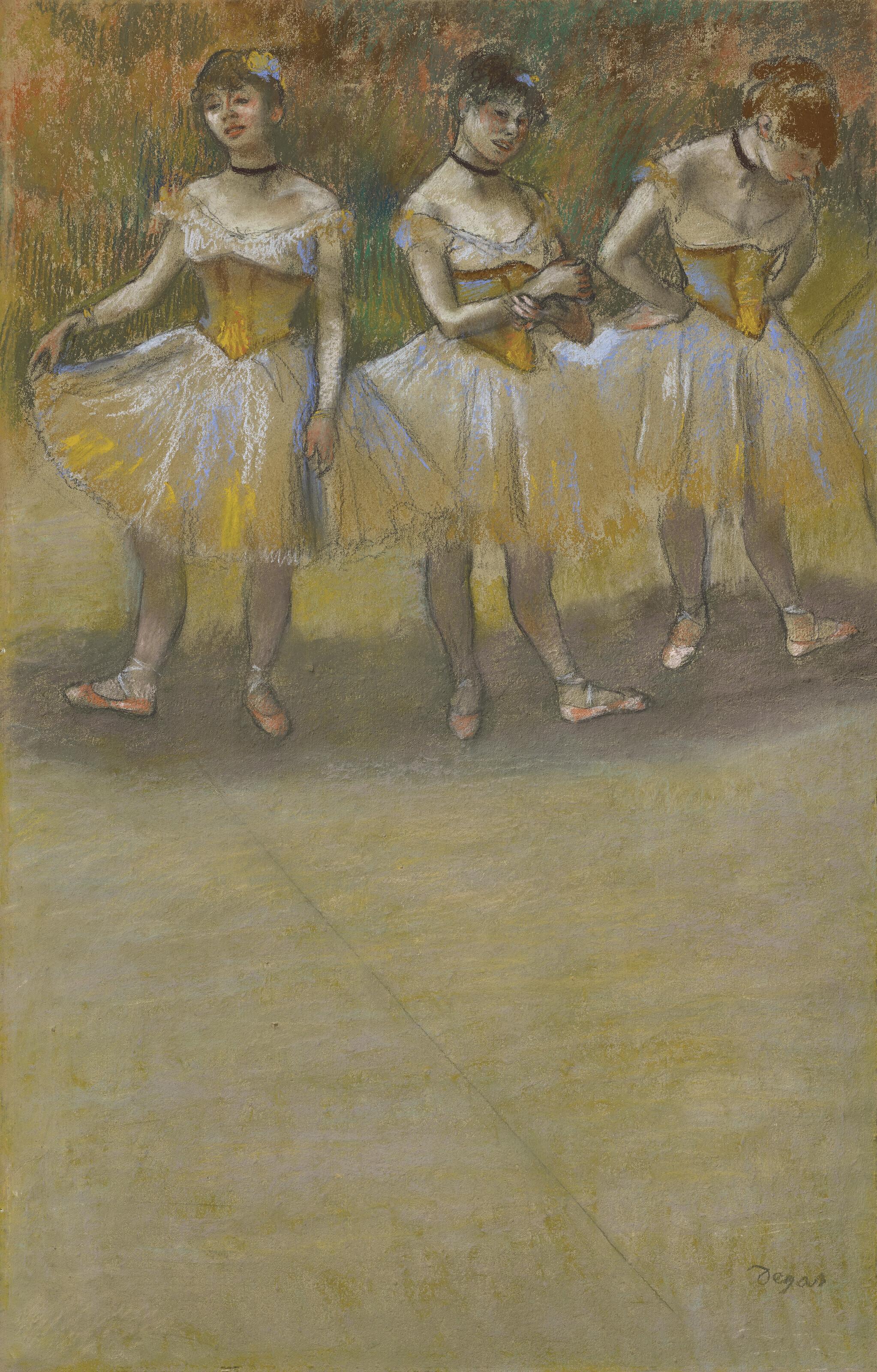 Edgar Degas - Trois danseuses