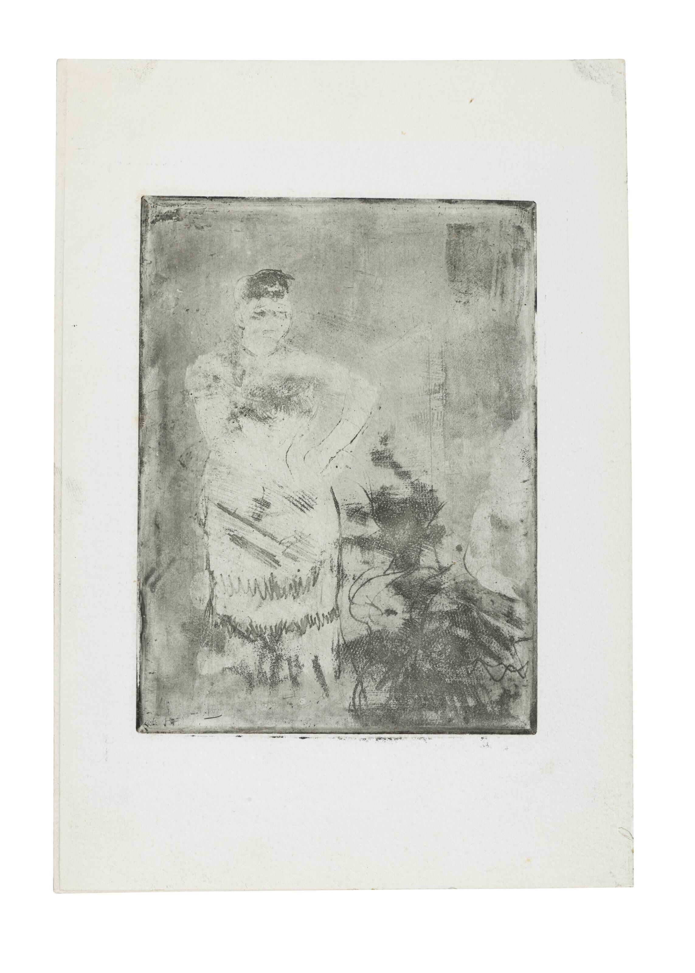 Edgar Degas - Une chanteuse