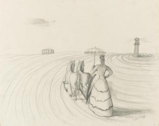 Edgar Ende - Ohne Titel (Leuchtturm).