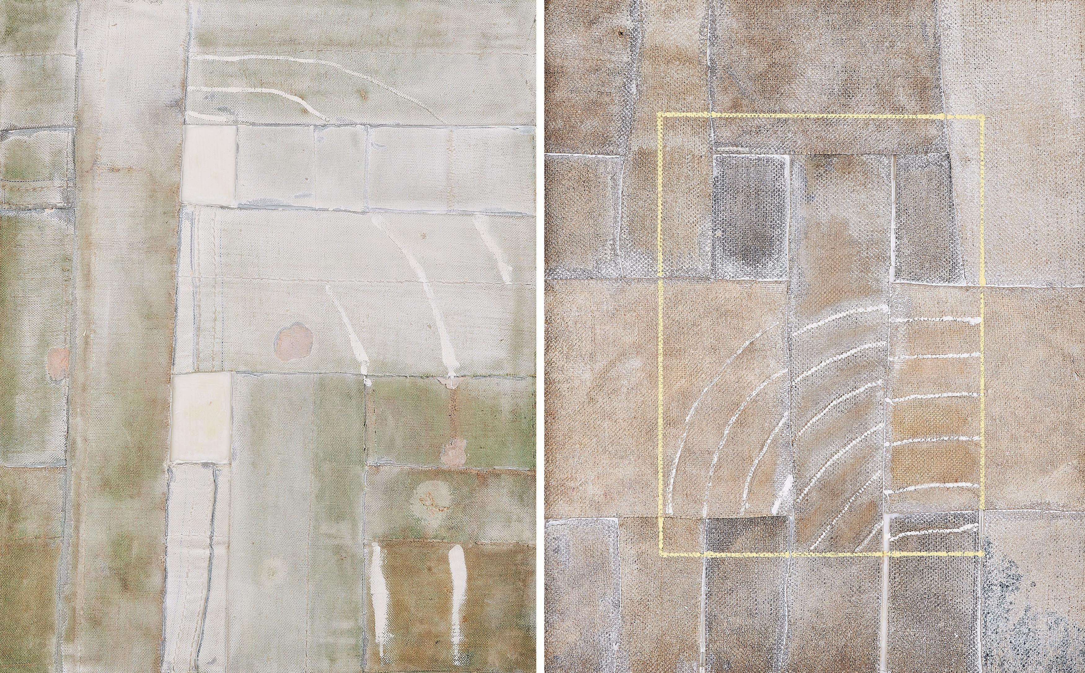 Edgar Hofschen - Konvolut von 2 Gemälden.