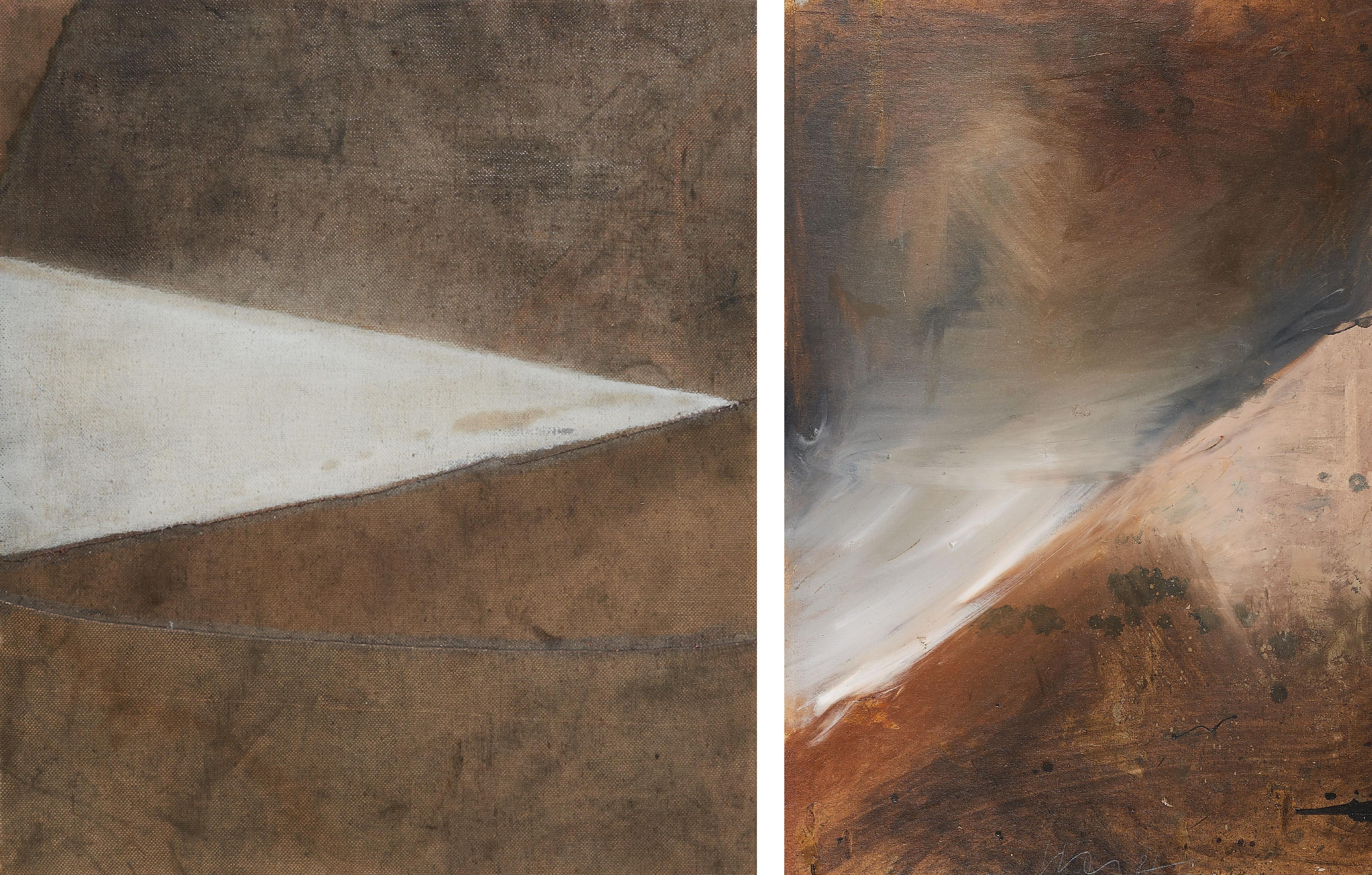 Edgar Hofschen - Konvolut von 2 Gemälden.