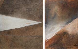 Edgar Hofschen - Konvolut von 2 Gemälden.