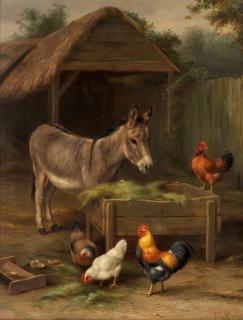 Edgar Hunt - Feeding time