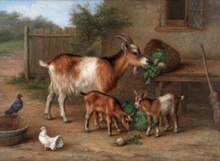 Edgar Hunt - Kids eating their greens