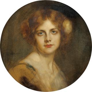 Edgar Maxence - Portrait De Femme