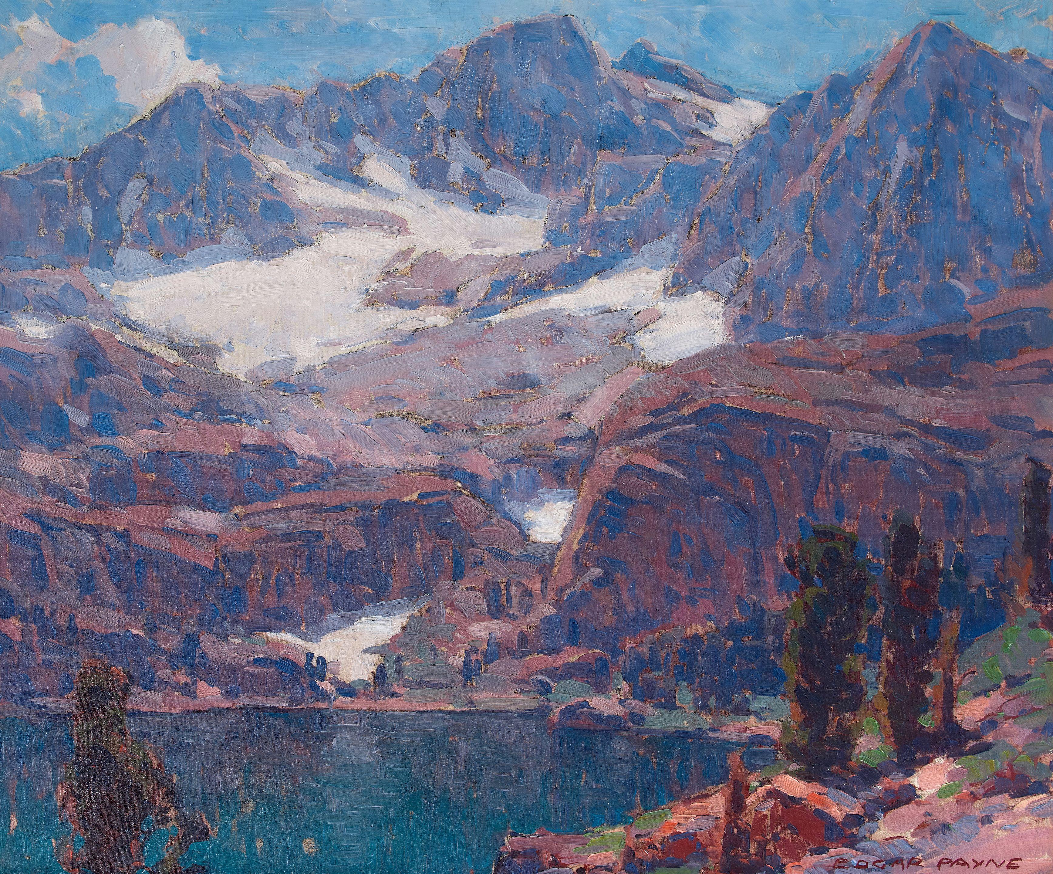 Edgar Payne - A Mountain Lake in the Sierras