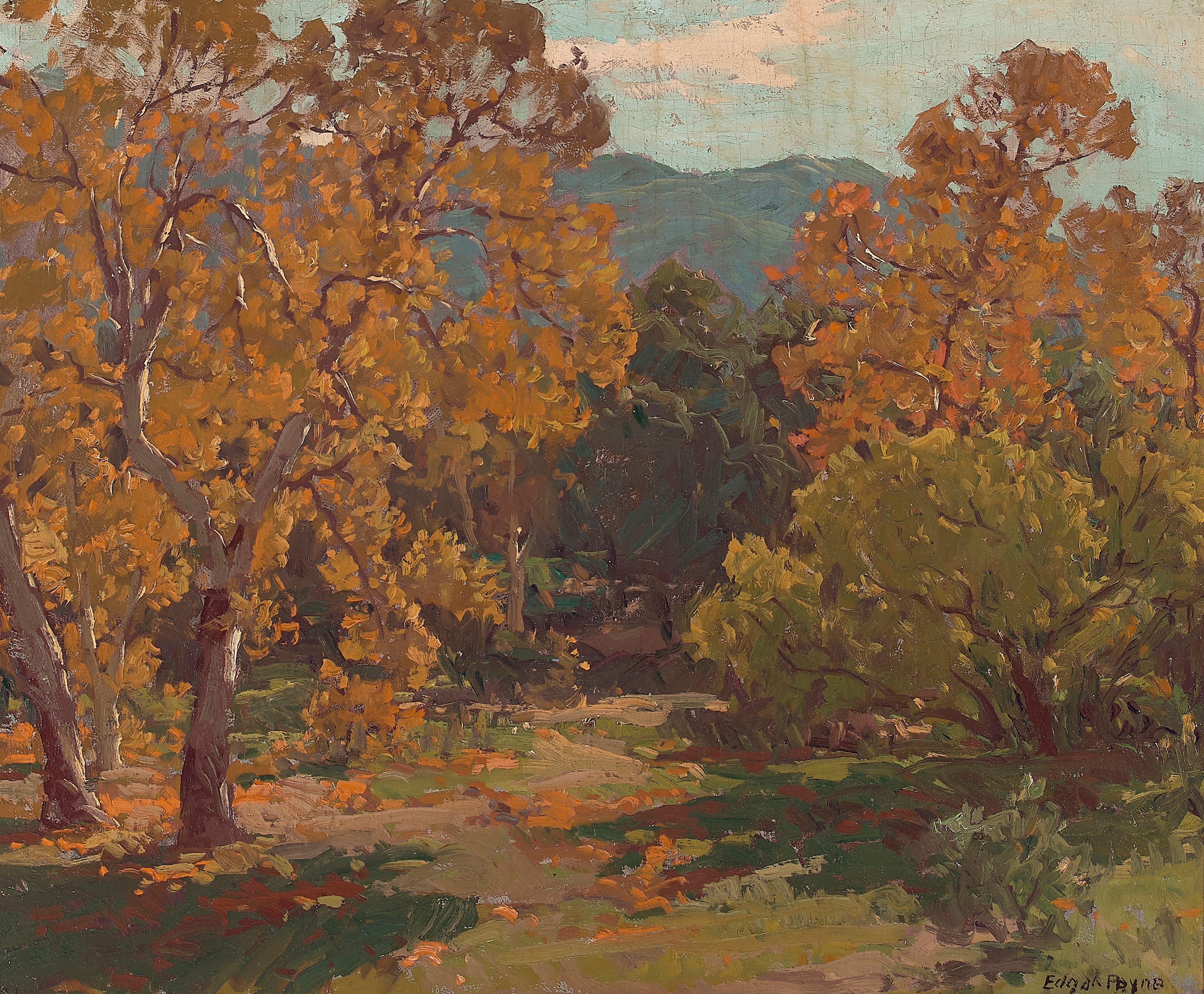 Edgar Payne - Autumn Sycamores