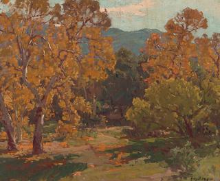 Edgar Payne - Autumn Sycamores