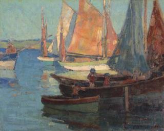 Edgar Payne - Breton Fishing Boats