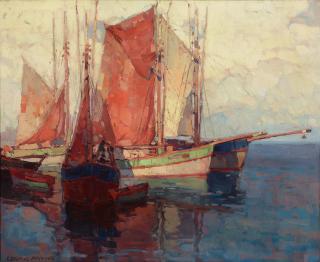 Edgar Payne - Fishing Boats