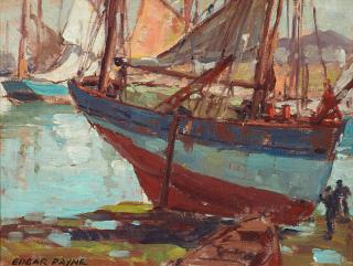 Edgar Payne - In Dry Dock, Brittany