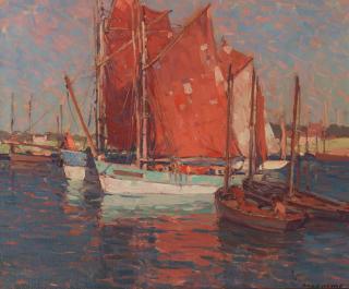 Edgar Payne - Morning in Concarneau