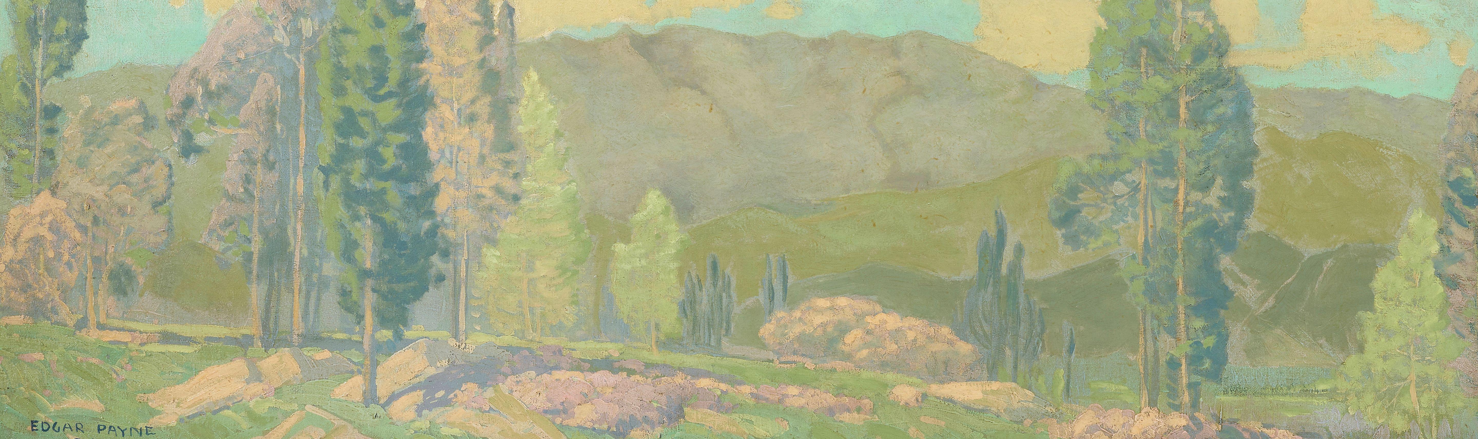 Edgar Payne - Panoramic Landscape