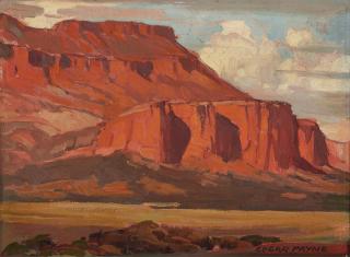 Edgar Payne - Red Bluff and Thunderheads