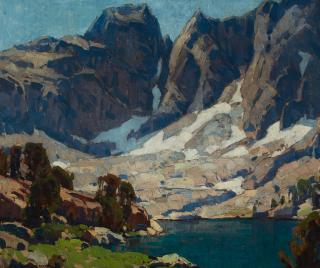 Edgar Payne - View Across Dragon Lake, Looking Southwest, Kings Canyon National Park