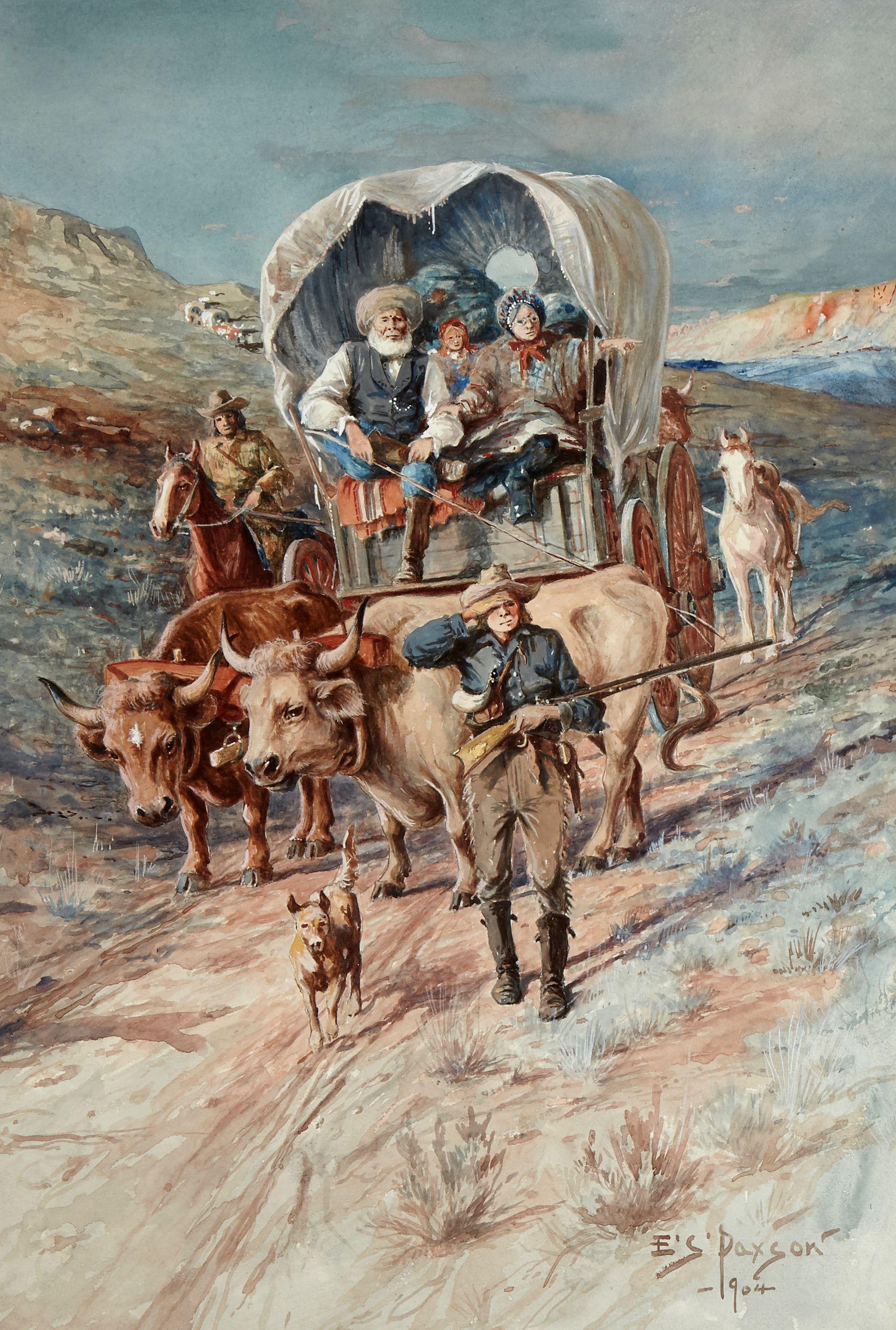 Edgar S. Paxson - Pioneers