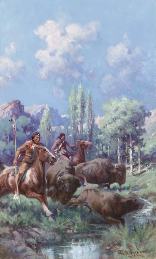 Edgar Samuel Paxson - A Springtime Hunt