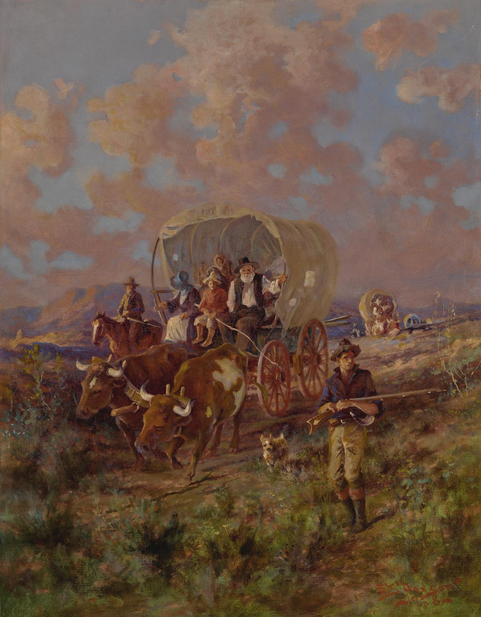 Edgar Samuel Paxson - Covered Wagon