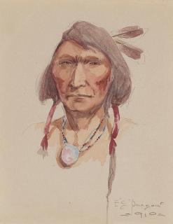 Edgar Samuel Paxson - Cree Brave