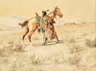 Edgar Samuel Paxson - Enemy Sighted