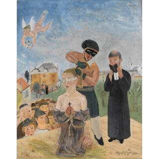 Edgard Tytgat - Belgian Le Dernier Moment De Marguerite