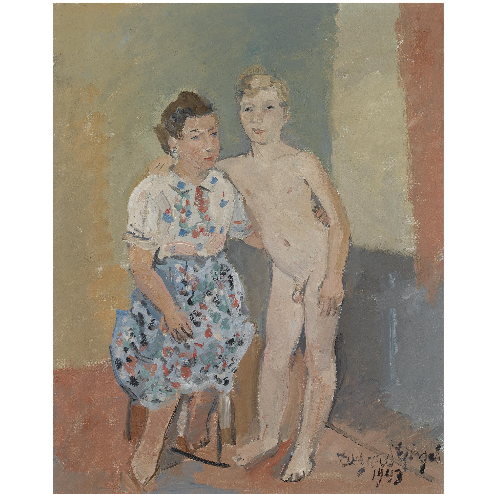 Edgard Tytgat - Belgian Mère Et Enfant