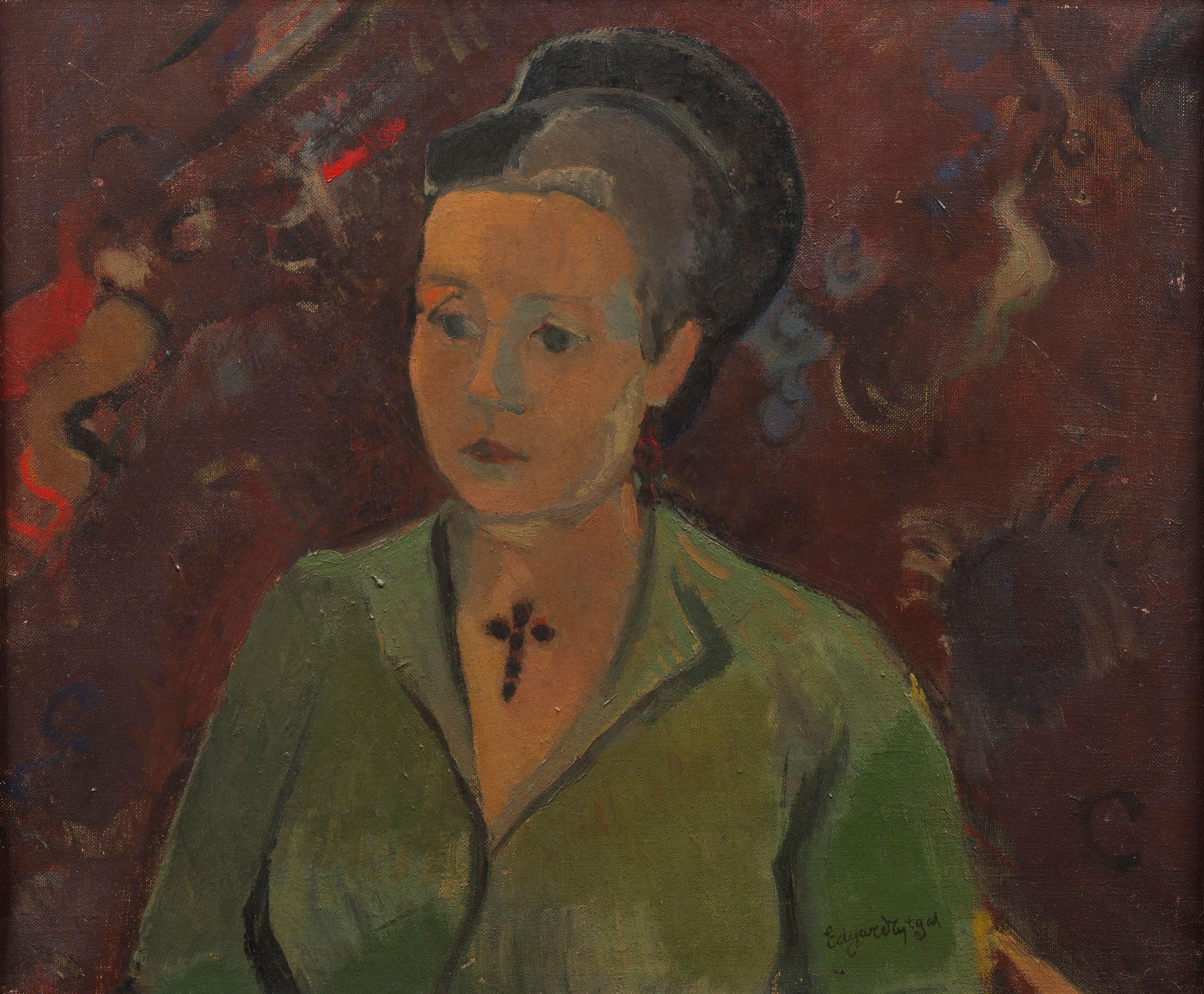 Edgard Tytgat - Portrait de femme