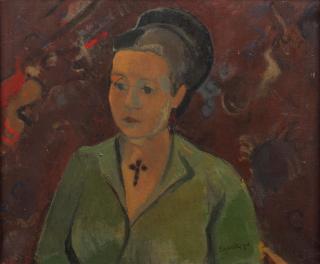 Edgard Tytgat - Portrait de femme