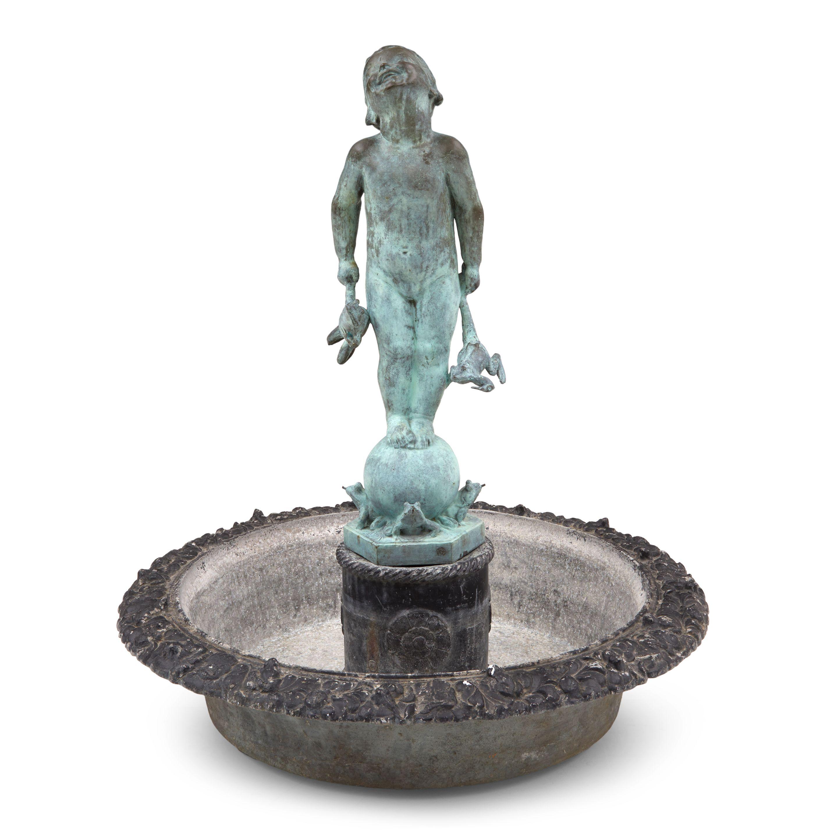 Edith Barretto Stevens Parsons - Frog Baby, A Fountain (a later cast)