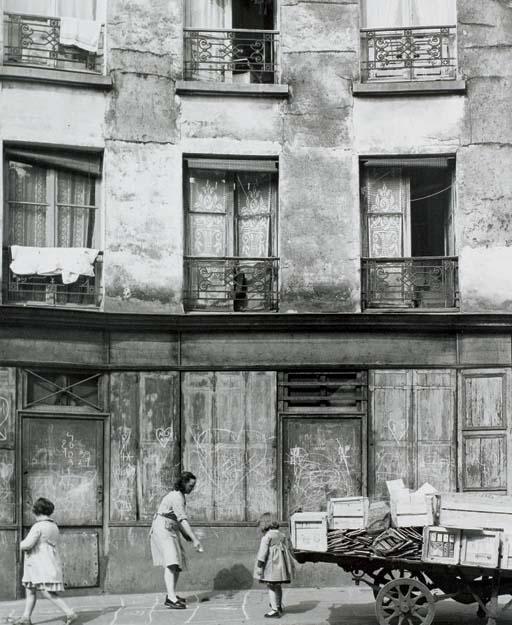 Edith Gerin - Rue des Choufourneurs, 1955